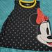 Disney Tops | Disney Minnie Mouse Sleeveless Tee, Medium 7/9 | Color: Black/Red | Size: Mj