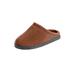 Men's Fleece Clog Slippers by KingSize in Dark Mocha (Size 13 M)