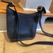 Coach Bags | Coach Medium Size Vintage Navy Leather Crossbody Bag | Color: Blue | Size: Os