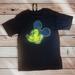 Disney Tops | Disney Mickey Mouse Navy Shirt. Image Of Mickey’s Head | Color: Blue/Green | Size: L