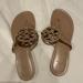 Tory Burch Shoes | Like New! Tory Burch Miller Sandals. | Color: Cream/Tan | Size: 11