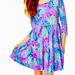 Lilly Pulitzer Dresses | Bnwt Lilly Pulitzer Geanna Swing Dress Porto Blue Youve Been Spotted | Color: Blue/Pink | Size: Xl