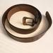 Levi's Accessories | Levi's Gold/Brown Leather Belt 44/110 1llv0204 | Color: Brown/Gold | Size: Os