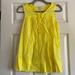 Michael Kors Tops | Michael Kors M Sunny Yellow Tank Top With Ruffle Details | Color: Yellow | Size: M