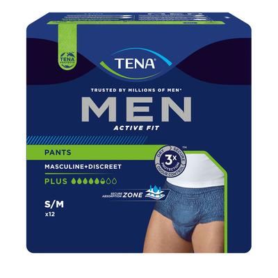 Tena MEN Act.Fit Inkontinenz Pants plus S/M blau 4x12 St Windeln Image