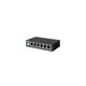 Extralink Ceres PoE Switch, 4 Betriebsarten, 4 PoE Switch 2X RJ45 Uplink 100Mb/s, 60W, Plug and Play, PoE+ Switch, Fast Ethernet, IEEE 802.3af/at, Robustes Metallgehäuse, Auto MDI/MDIX, Switch Kabel