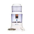Santevia Gravity Water System Water Dispenser | Alkaline Water Filter | Home Water Filter | Alkaline Water Filter | Filtered Water Dispenser | Water Dispenser Countertop | Chlorine and Fluoride Filter