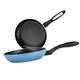 Maxima Set de 2 Poêles à Frire Induction 20-24cm Aluminium Forgé, Antiadhésif sans pfoa Bleu - Bleu