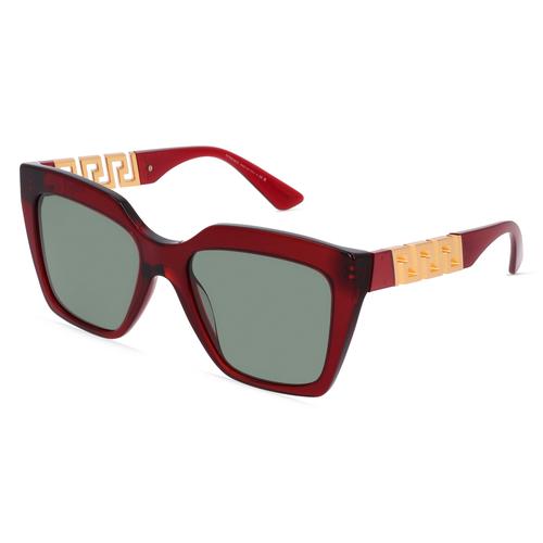 Versace VE4418 Damen-Sonnenbrille Vollrand Butterfly Acetat-Gestell, rot