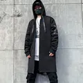 Manteau Imprimé à la Mode pour Homme Streetwear à Capuche Coupe-Vent Harajuku Coupe Cintrée avec