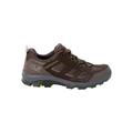 Wanderschuh JACK WOLFSKIN "VOJO 3 TEXAPORE LOW M" Gr. UK 9 - EU 43, Normalschaft, braun (dark, brown, lime) Schuhe Herren