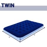 9-Inch Durable Air Mattress with Comfort Coil Technology and High Capacity Pump, good for Camping, Home and Portable Travel.