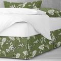 Bayou Breeze Fermont Green Cal-King Bed Skirt 18" Drop Cotton in Brown | 15 H x 54 W x 76 D in | Wayfair A8EB1436E1614A698503509F3DE47F1E