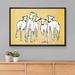 SIGNLEADER Framed Canvas Print Wall Art Pastel Watercolor White Dogs Animals Nature Illustrations Modern Art Decorative Portrait Rustic Wildlife For L Canvas | Wayfair