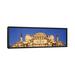 Ebern Designs Panoramic Low angle view of a mosque, Blue Mosque, Istanbul, Turkey - Wrapped Canvas Photographic Print Canvas | Wayfair