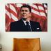Winston Porter Political 'Ronald Reagan Portrait' Photographic Print on Canvas Canvas | 18 H x 26 W x 1.5 D in | Wayfair 3659-1PC6-26x18