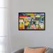 Vault W Artwork 'Crinolines' by Wassily Kandinsky Painting Print on Canvas in Black/Green/Yellow | 26" W x 18" H x 2" D | Wayfair