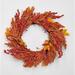 The Holiday Aisle® 21" Fall Berries & Leaves Foam Wreath in Orange | 21 H x 21 W x 5 D in | Wayfair 07F8AA346F4F4876B662D221D442533F