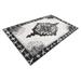 Black/White 144 x 100 x 0.16 in Area Rug - Williston Forge Transitional Antwane Area Rug Black-White Color | 144 H x 100 W x 0.16 D in | Wayfair