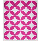 Corrigan Studio® Juliam Fleece Throw Metal in Pink/Blue | 40 H x 30 W in | Wayfair 87FCFEE09C6048DDBF512B1B7D36E3D5