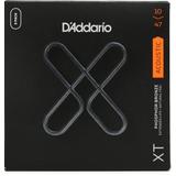 D'Addario XTAPB1047 XT Phosphor Bronze Coated Acoustic Guitar Strings - .010-.047 Extra Light (3-pack)