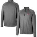 Men's Colosseum Heathered Gray Ohio State Buckeyes Earth First Raglan Quarter-Zip Windshirt