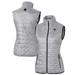 Women's Cutter & Buck Silver Fanatics Corporate Rainier PrimaLoft Womens Eco Insulated Full-Zip Puffer Vest