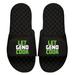 Men's BreakingT x ISlide Geno Smith Black NFLPA Let Cook Slide Sandals