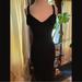 Zara Dresses | Black Rib Knit Zara Dress | Color: Black | Size: M