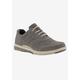 Extra Wide Width Women's Drew Columbia Flats by Drew in Grey Suede (Size 8 1/2 WW)