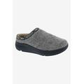 Extra Wide Width Women's Drew Unwind Mules by Drew in Grey Woven (Size 8 WW)