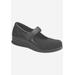 Extra Wide Width Women's Drew Bloom Ii Flats by Drew in Black Calf Stretch (Size 6 1/2 WW)