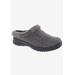 Extra Wide Width Women's Drew Comfy Mules by Drew in Grey Fabric (Size 9 WW)