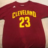Adidas Shirts | Lebron James Jersey Shirt | Color: Red/Yellow | Size: L