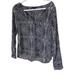 American Eagle Outfitters Tops | Black & White American Eagle Outfitters Sheer Bohemian Top Womens Xs/Small Shirt | Color: Black/White | Size: Xs