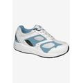 Extra Wide Width Women's Drew Flare Sneakers by Drew in White Blue Combo (Size 5 1/2 WW)