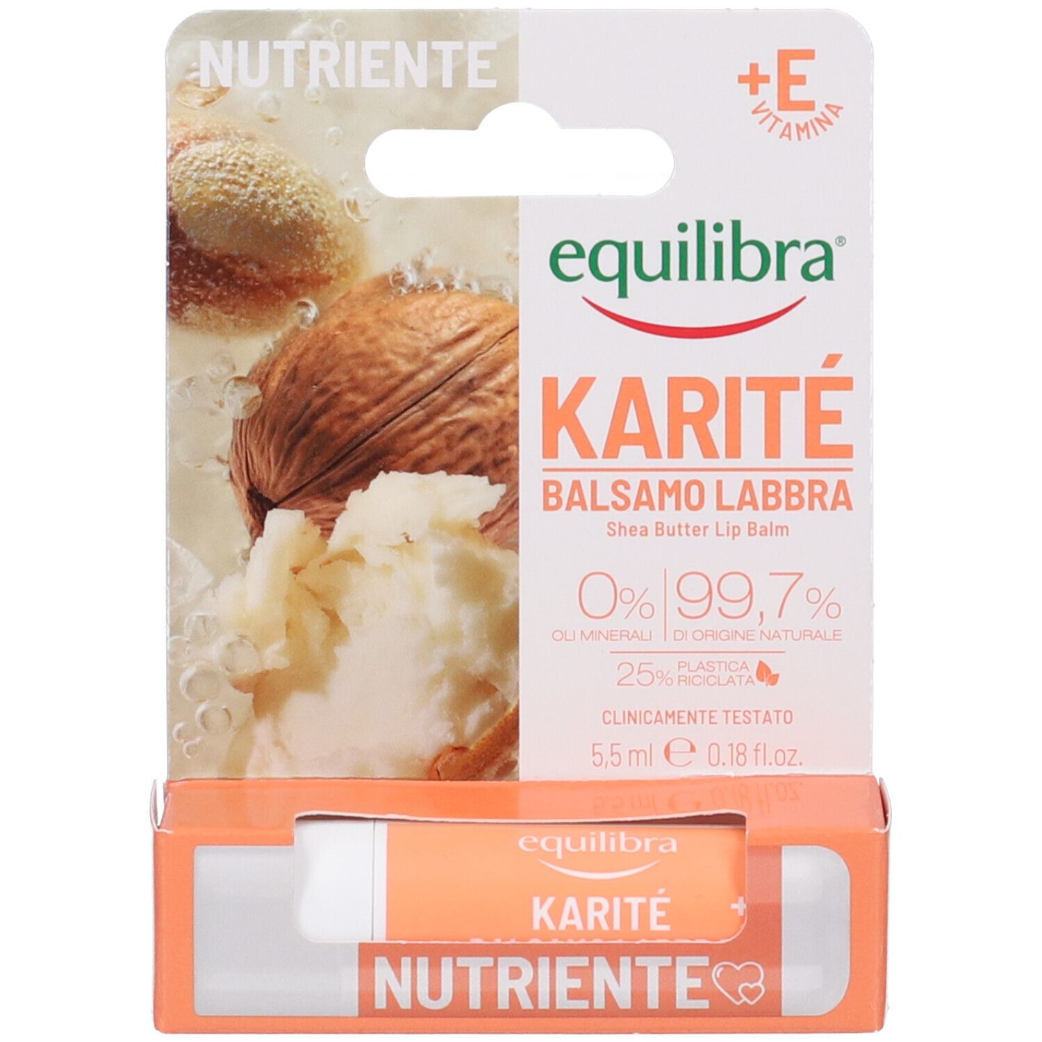Equilibra® Linea Nutriente Karite' Stick Labbra - Risparmia il 10% con