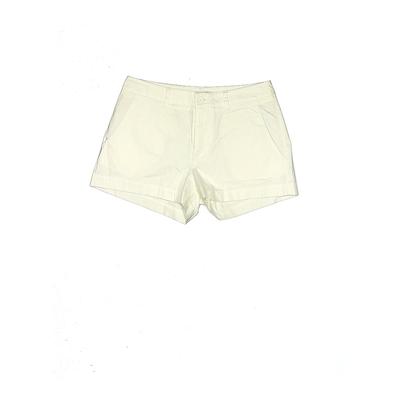 P.A.R.O.S.H. Khaki Shorts: White Solid Bottoms - Size Small