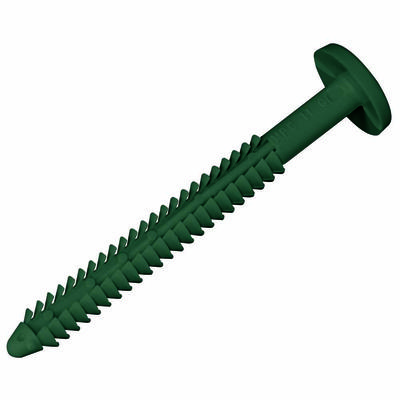 Mid America Vinyl Shutter Lok Fasteners (Bulk Packs) 028 Forest Green Box of 1 000