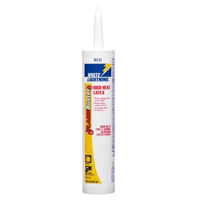 White Lightning Flame Buster High Heat Latex Caulk (Carton of 12)