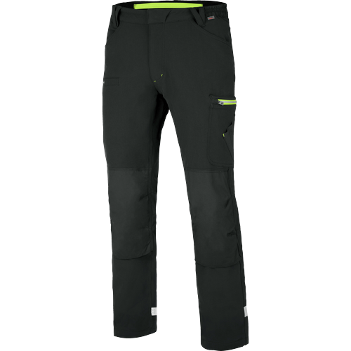 Pantalon de travail hiver Stretch Evolution Würth MODYF Anthracite/Lime