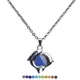 JUCHAO-Colliers Pendentif Coeur Double DolDave Acier Inoxydable Contrôle JOTemperature Changement