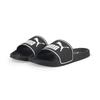Sandale PUMA "Leadcat 2.0 Sandalen Erwachsene", Gr. 40.5, schwarz-weiß (schwarz, weiß), Obermaterial: Synthetik; Futter: Textil; Innensohle: Synthetik; Laufsohle: Synthetik, Schuhe