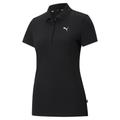 Poloshirt PUMA "Essentials Damen" Gr. M, schwarz (black cat) Damen Shirts kurzarm