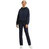 Gerade Jeans TOM TAILOR "Alexa Straight", Damen, Gr. 33, Länge 32, blau (rinsed blau denim), Denim/Jeans, Obermaterial: 69% Baumwolle, 20% Polyester, 9% Viskose, 2% sonstige Fasern, unifarben, casual, bequem lang, Jeans, mit Kontrastnähten