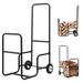 Costway Firewood Storage Rack Wood Mover Hauler Fire Rack Caddy Cart - See Details