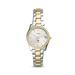 Women's Fossil Silver Gardner-Webb Bulldogs Scarlette Mini Two-Tone Stainless Steel Watch