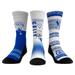 Unisex Rock Em Socks Indianapolis Colts Throwback Three-Pack Crew Sock Set