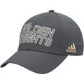 Men's adidas Gray Vegas Golden Knights Team Bar Flex Hat