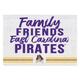 ECU Pirates 24'' x 34'' Friends Family Wall Art